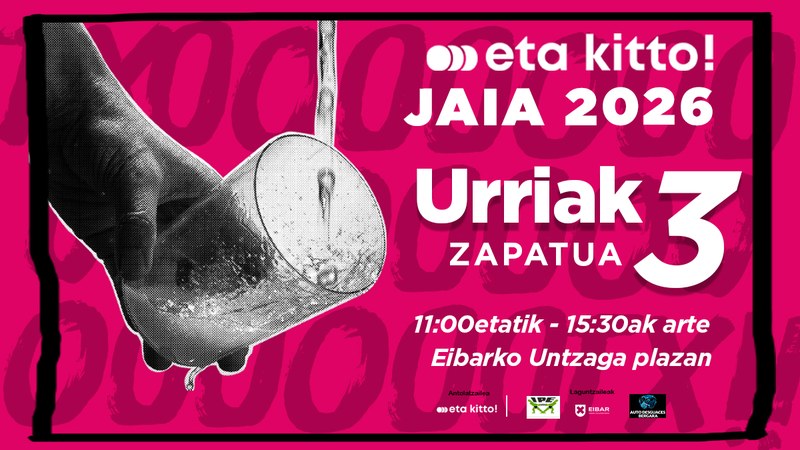 …eta kitto! Jaia goizez ospatuko dute aurten, urriaren 3an