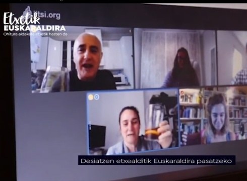 Etxealditik Euskaraldira: gaur lagunekin pintxo potea euskeraz