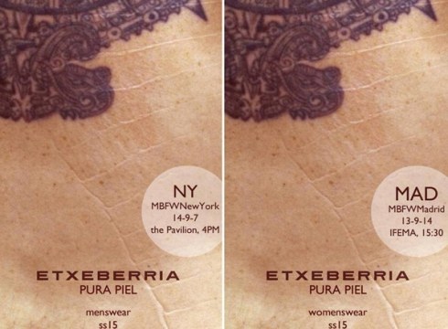 Etxeberriaren diseinuak Nueva York eta Madrilgo pasareletan
