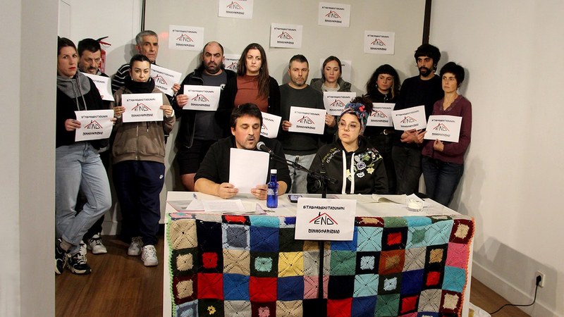 Etxegabetasunarekin amaitzeko END plataformak asanblada irekia egingo du gaur Arrate Kultur Elkartean