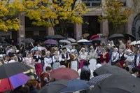 Euri-zaparrada artean ospatu dugu aurten San Andres eguna