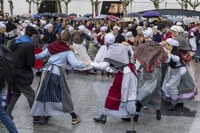 Euri-zaparrada artean ospatu dugu aurten San Andres eguna