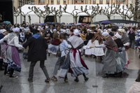 Euri-zaparrada artean ospatu dugu aurten San Andres eguna