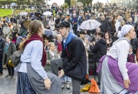 Euri-zaparrada artean ospatu dugu aurten San Andres eguna