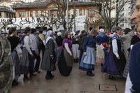 Euri-zaparrada artean ospatu dugu aurten San Andres eguna