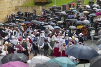 Euri-zaparrada artean ospatu dugu aurten San Andres eguna
