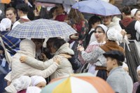 Euri-zaparrada artean ospatu dugu aurten San Andres eguna