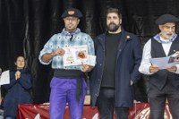 Euri-zaparrada artean ospatu dugu aurten San Andres eguna