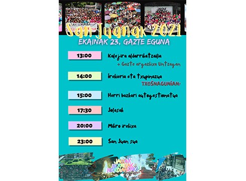 Euria dela eta, Jaixak Herrixak Herrixandakok Legarreko frontoian gauzatuko du egitaraua