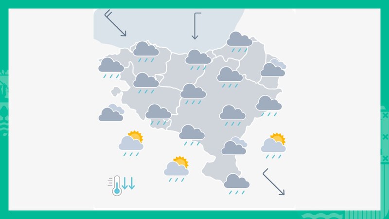 Euria egingo du egun osoan zehar