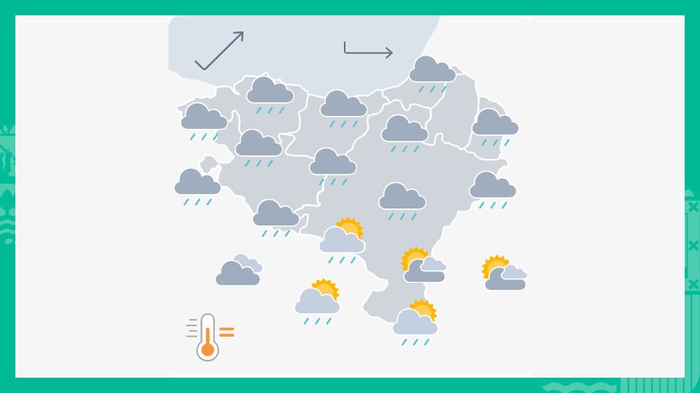 Euriak ez du atsedenik emango aste hasieran