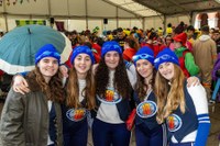 Euriari irri eginez, kolorez blai ospatu genuen Aratoste Zapatua