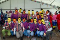 Euriari irri eginez, kolorez blai ospatu genuen Aratoste Zapatua