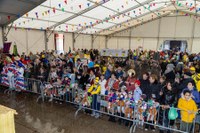 Euriari irri eginez, kolorez blai ospatu genuen Aratoste Zapatua