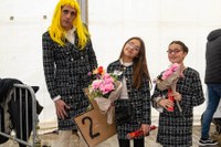 Euriari irri eginez, kolorez blai ospatu genuen Aratoste Zapatua