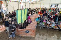 Euriari irri eginez, kolorez blai ospatu genuen Aratoste Zapatua