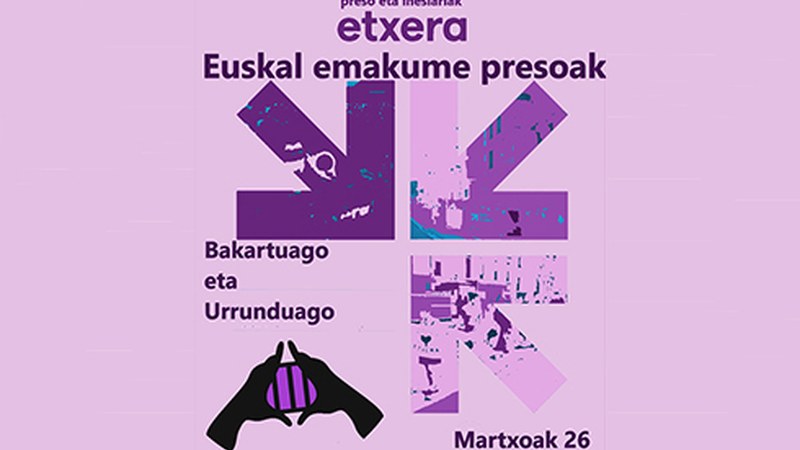 Euskal emakume presoak gogoratzeko ekimena egingo da gaur arratsaldean Untzagan