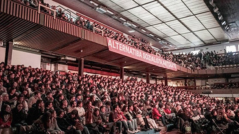 Euskal Herriko Kontseilu Sozialista eratu zuten zapatuan Astelena frontoiko ekitaldian