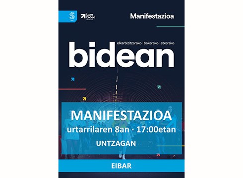 Euskal presoen eskubideen aldeko manifestazioa egingo da zapatuan Eibarren, 17:00etan Untzagatik abiatuta