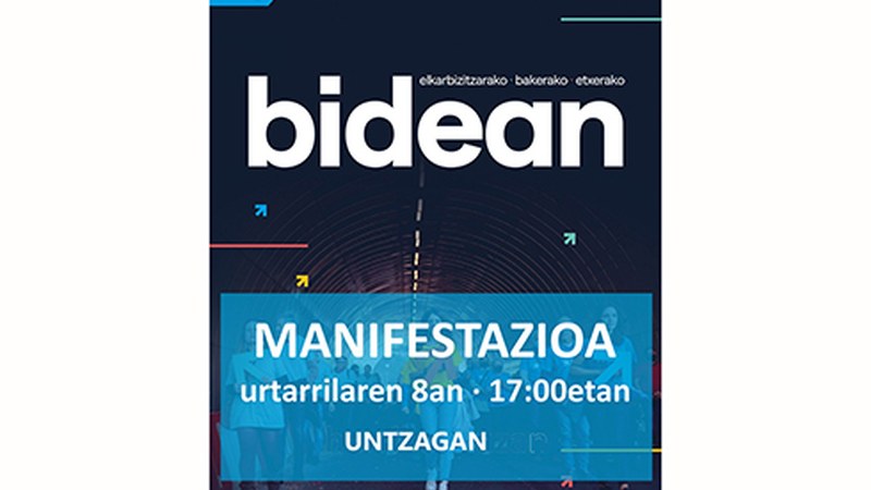 Euskal presoen eskubideen aldeko manifestazioa egingo da zapatuan Eibarren, 17:00etan Untzagatik abiatuta