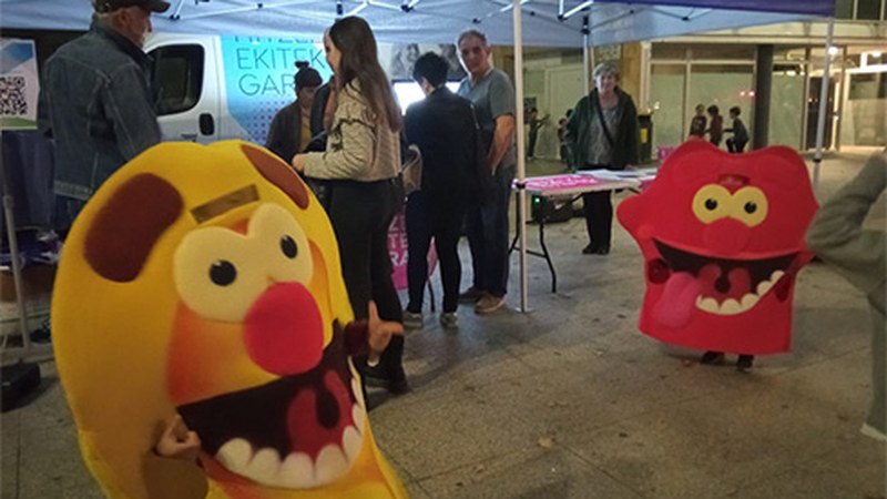 Euskaraldirako izena eman eta txapa jasotzeko mahaia ipiniko dute eguen arratsaldean Errebalen