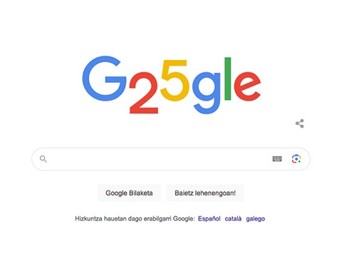 Euskararen ikusgarritasuna hazi egin da Googlen egindako bilaketetan