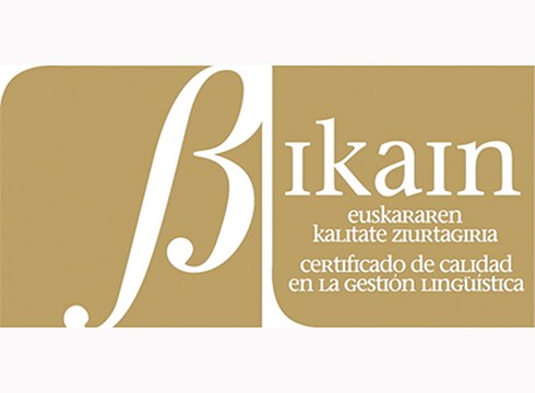 Euskararen presentzia, erabilera eta kudeaketa ebaluatzen duen urrezko Bikain ziurtagiria jaso du Udalak