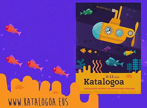 Euskarazko produktuen katalogoa banatu diete herriko ume eta ikasle gazteei