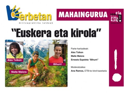 Euskera eta kirolaren inguruko mahaingurua