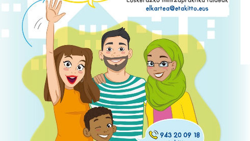 Euskera praktikatzeko eta elkarbizitzarako taldeak martxan