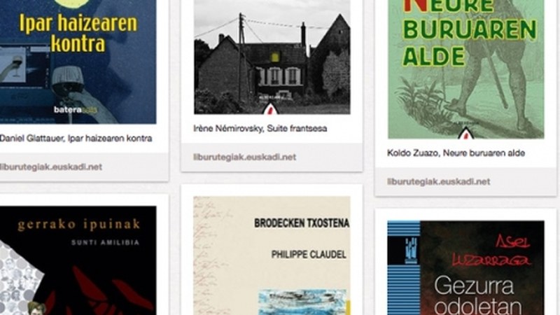 Euskeraz idatzitako nobela berriak liburutegian