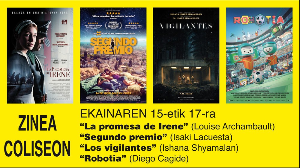 Euskerazko “Robotia” filma eskainiko dute asteburuko Coliseoko karteldegian