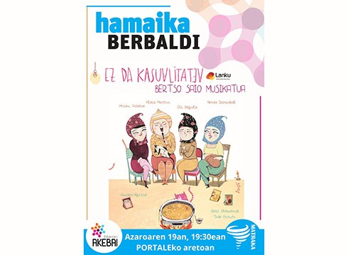 “Ez da kasualitatea” bertso saio musikatua antolatu dute Akebaik eta Matrakak datorren asterako