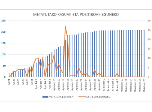 Ez da koronabirus kasu berririk atzeman Debabarrenean