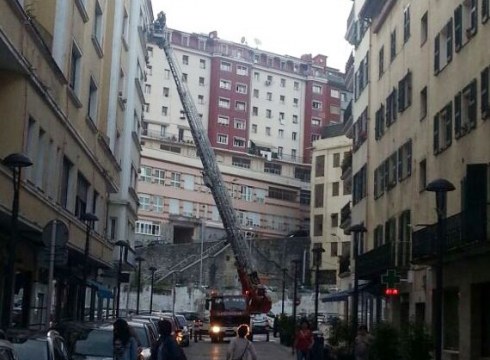 Fatxada zati bat jausi zen bart San Agustinen