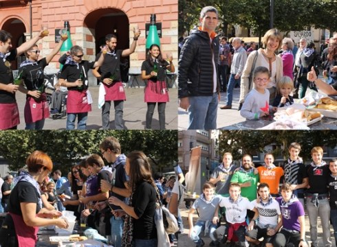 Festa giroa nagusi gaur goizean (argazkiak Facebooken) #SagardoEguna