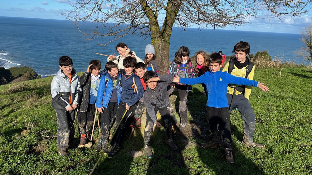 Flysch-a izan zuten protagonista ikasturteko haurren hirugarren mendi irteeran