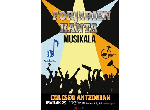 "Forjarien kanta" musikalerako sarrerak salgai jarri dituzte
