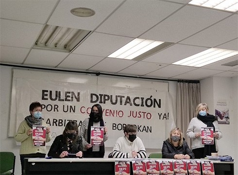 Foru Aldundiaren eraikinetako garbitzaile azpikontratatuek lau eguneko greba hasiko dute bihar