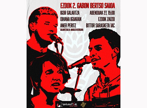 Gabonetako bertso saioa antolatu dute biharko Zai Zoi tabernan