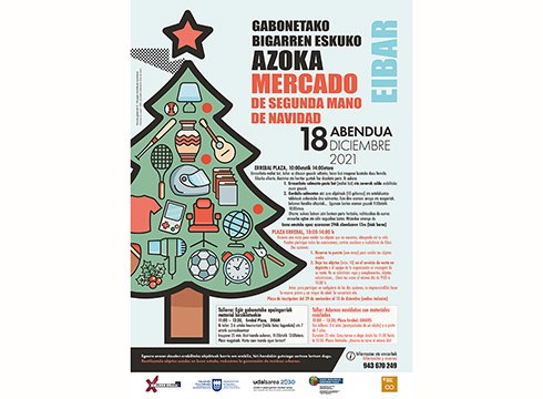 Gabonetako bigarren eskuko azoka antolatu du Udalak abenduaren 18rako