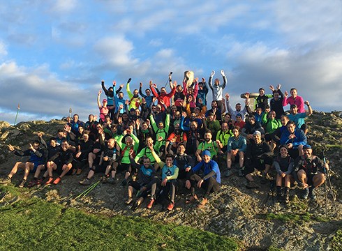 Gabontrail jendetsua ospatu zuten Gabon egunean