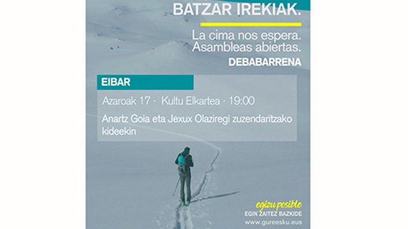 “Gailurra zain dugu” aurkeztuko du Gure Eskuk gaur arratsaldean Kultun