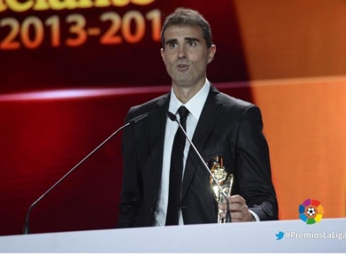 Gaizka Garitanok entrenatzaile onenari saria jaso du