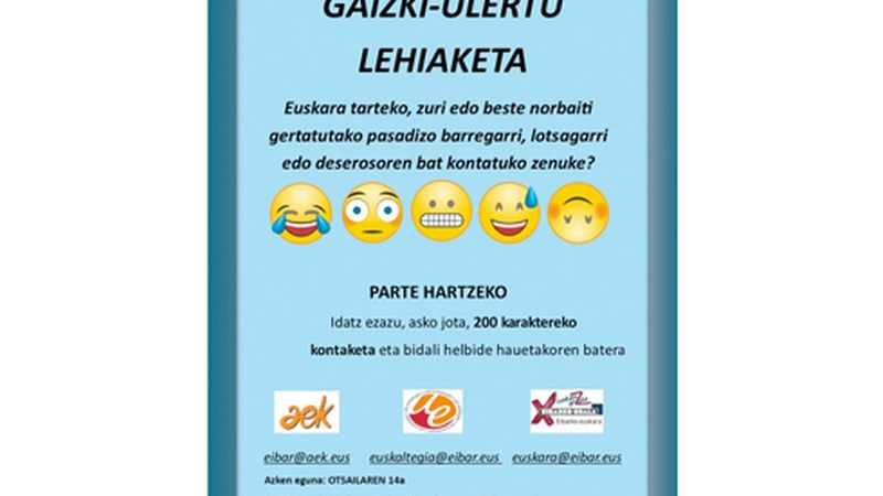 "Gaizki-ulertu lehiaketa" antolatu du Udalak Udal Euskaltegiarekin eta AEKrekin lankidetzan