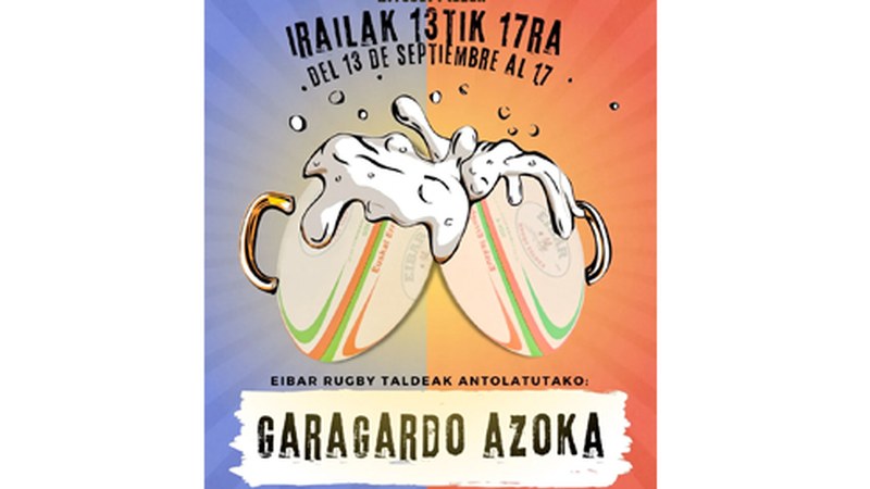 Garagardo azoka Errebalen egingo da irailaren 13tik 17ra