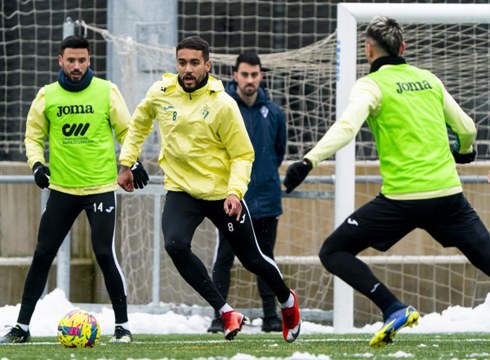 Garitanoren taldeak lau entrenamendu-saio egingo ditu Leganesen aurkako partidua prestatzeko