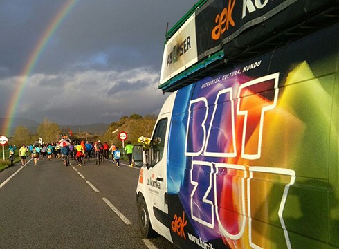 Gauez, 22:45ean sartuko da 20. Korrika Eibarren, Uni Eibar-Ermua parean lekukoa hartuta