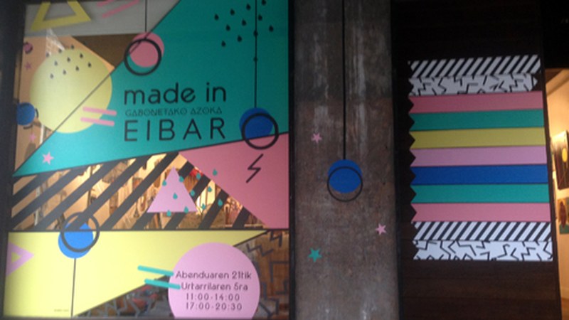 Gaur zabalduko dute "Made in Eibar" gabonetako azoka Topalekuan, 19:00etan