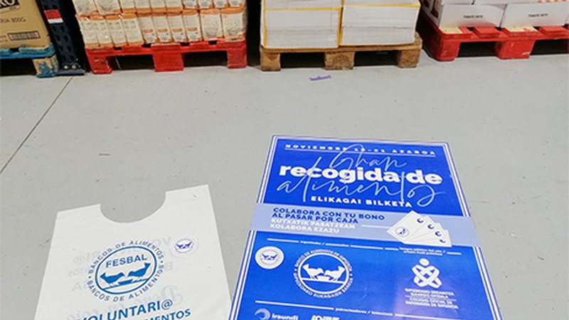 Gaur abiatu da Elikagaien Bankuak urtero antolatzen duen bilketa handia